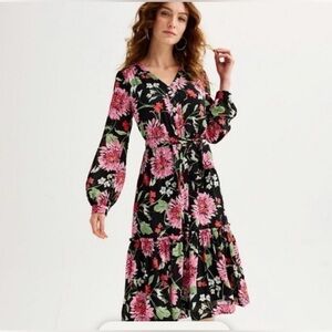 NWT Draper James Floral Maxi
